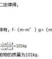 牛頓第二定律公式