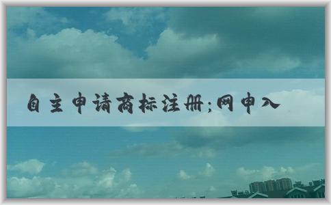 自主申請(qǐng)商標(biāo)注冊(cè)：網(wǎng)申入口、申請(qǐng)流程、查詢與編寫技巧