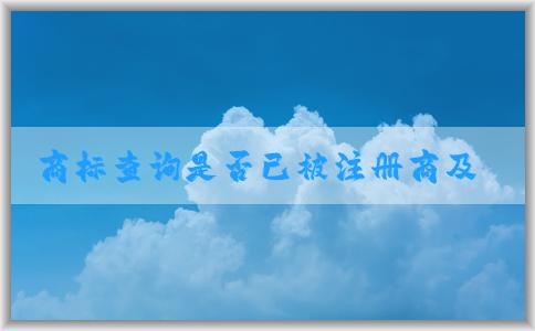 商標查詢是否已被注冊商及其相關維度解析