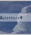 如何在phpstudy中創(chuàng)建和配置網(wǎng)站環(huán)境及虛擬主機(jī)？